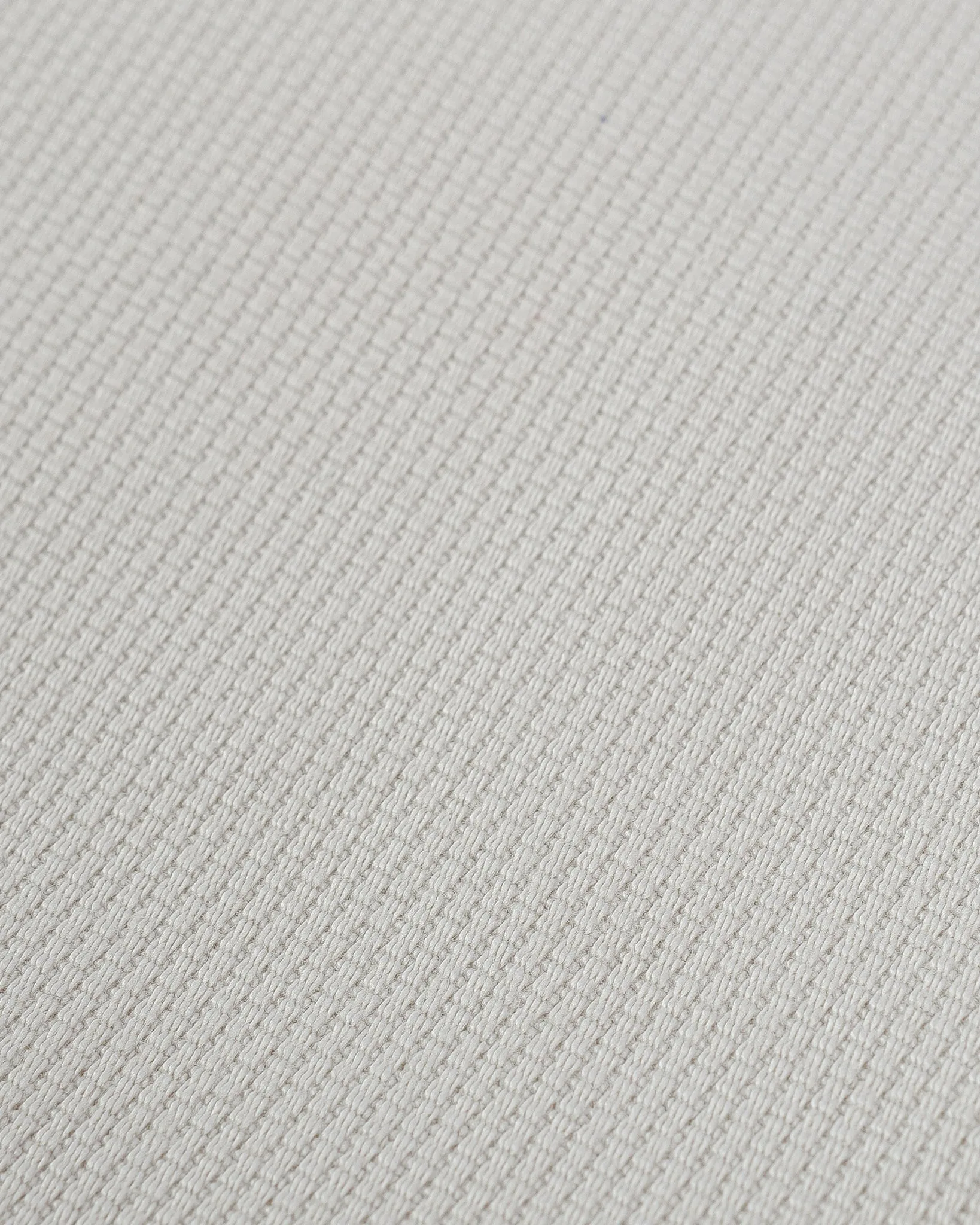 14oz Cotton Piqué Straight Cut Jeans - Ecru