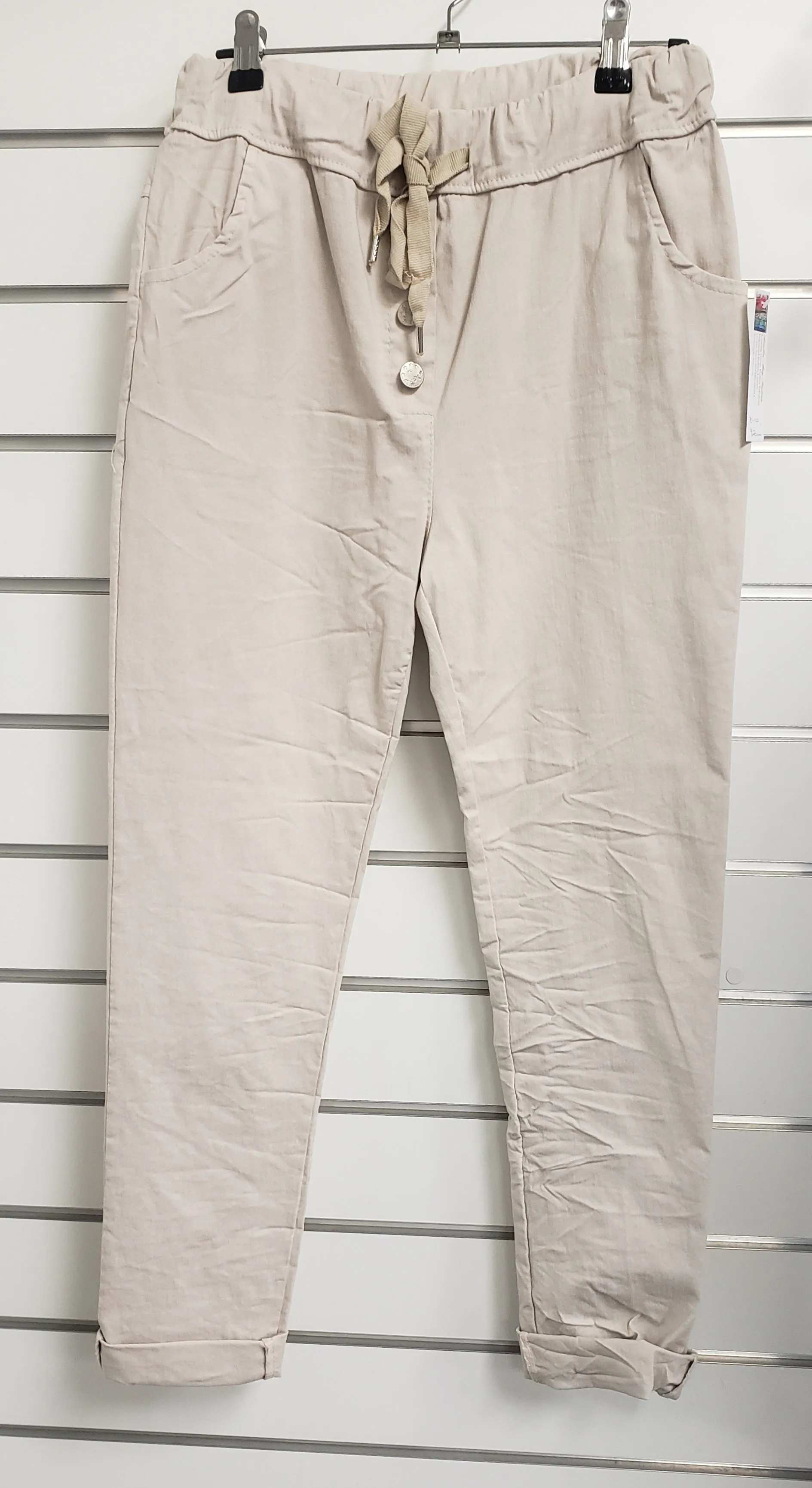 Beatrice- Studded fly detail pants