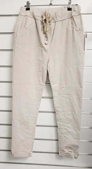 Beatrice- Studded fly detail pants