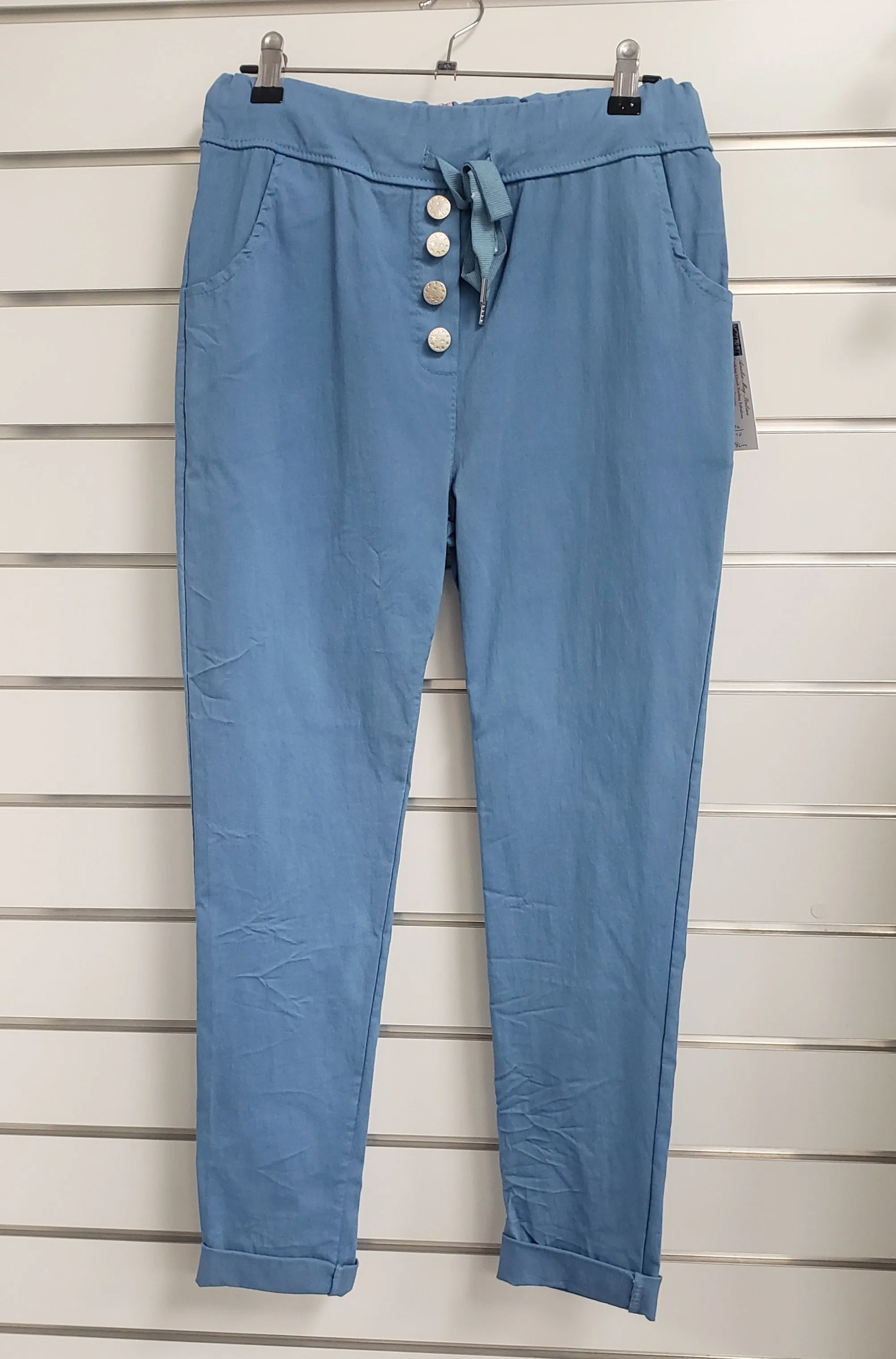Beatrice- Studded fly detail pants