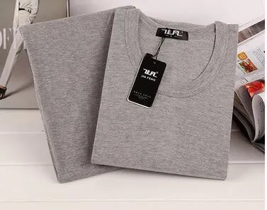 Best brand Gray men Thermal underwear cashmere o-neck long johns pantalon termico 23hfx