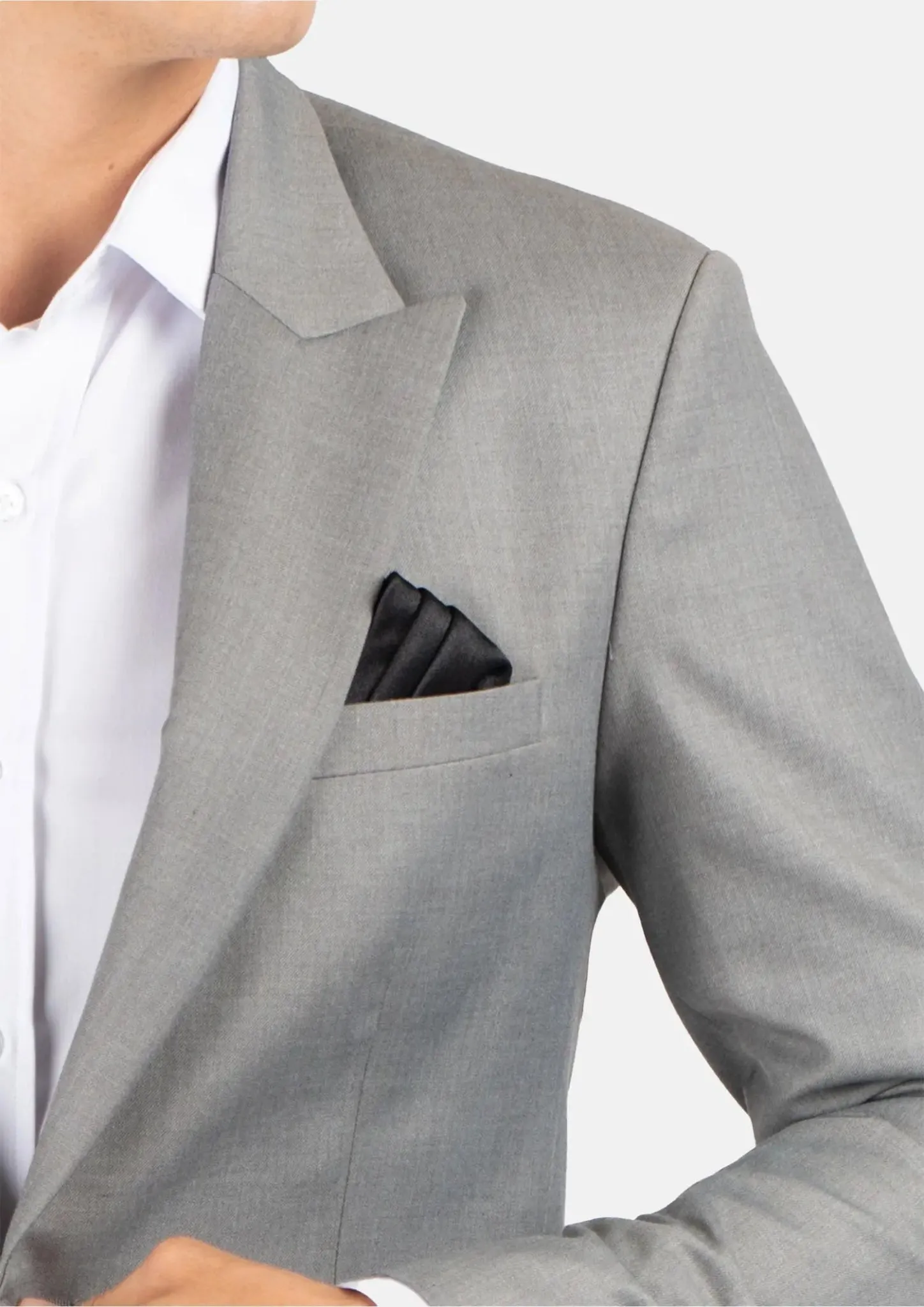 Bryant Light Grey Twill Jacket