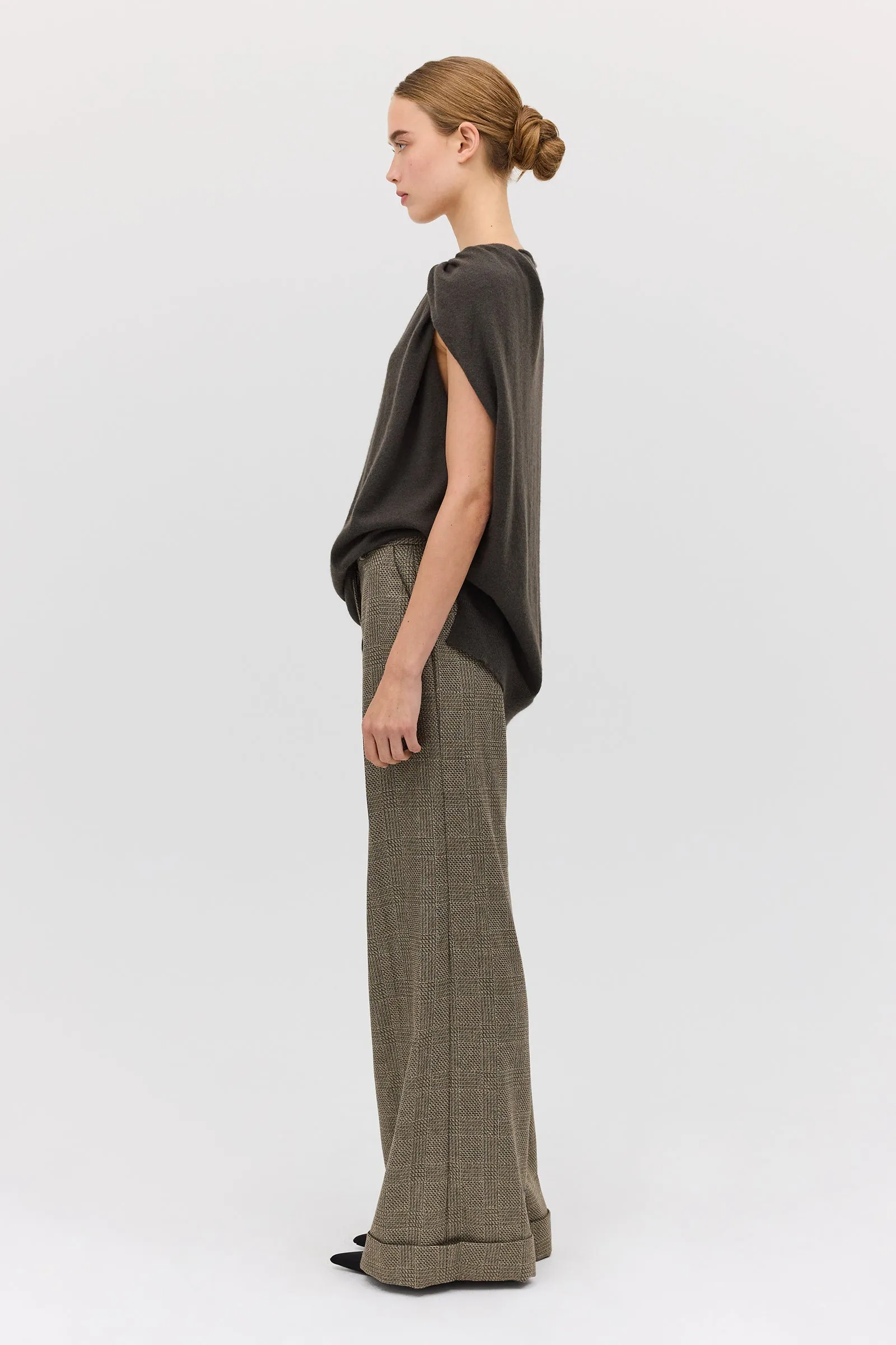 CLAY CHECK WOOL CLARION PANT