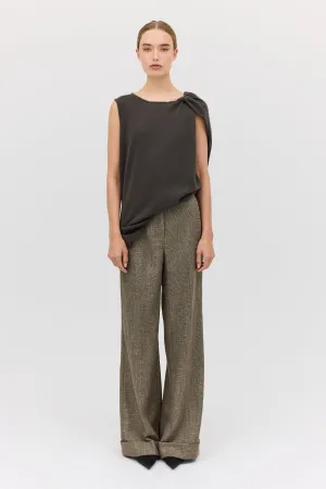 CLAY CHECK WOOL CLARION PANT