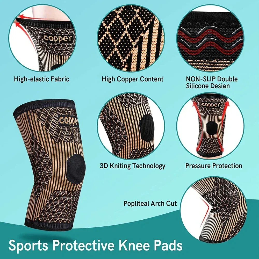 CopperFlex Advanced Copper Infused Compression X-Stabilizer for Pain Relief & Stability