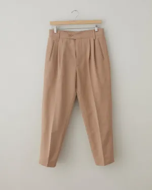 Cotton/Silk Pleat Pants