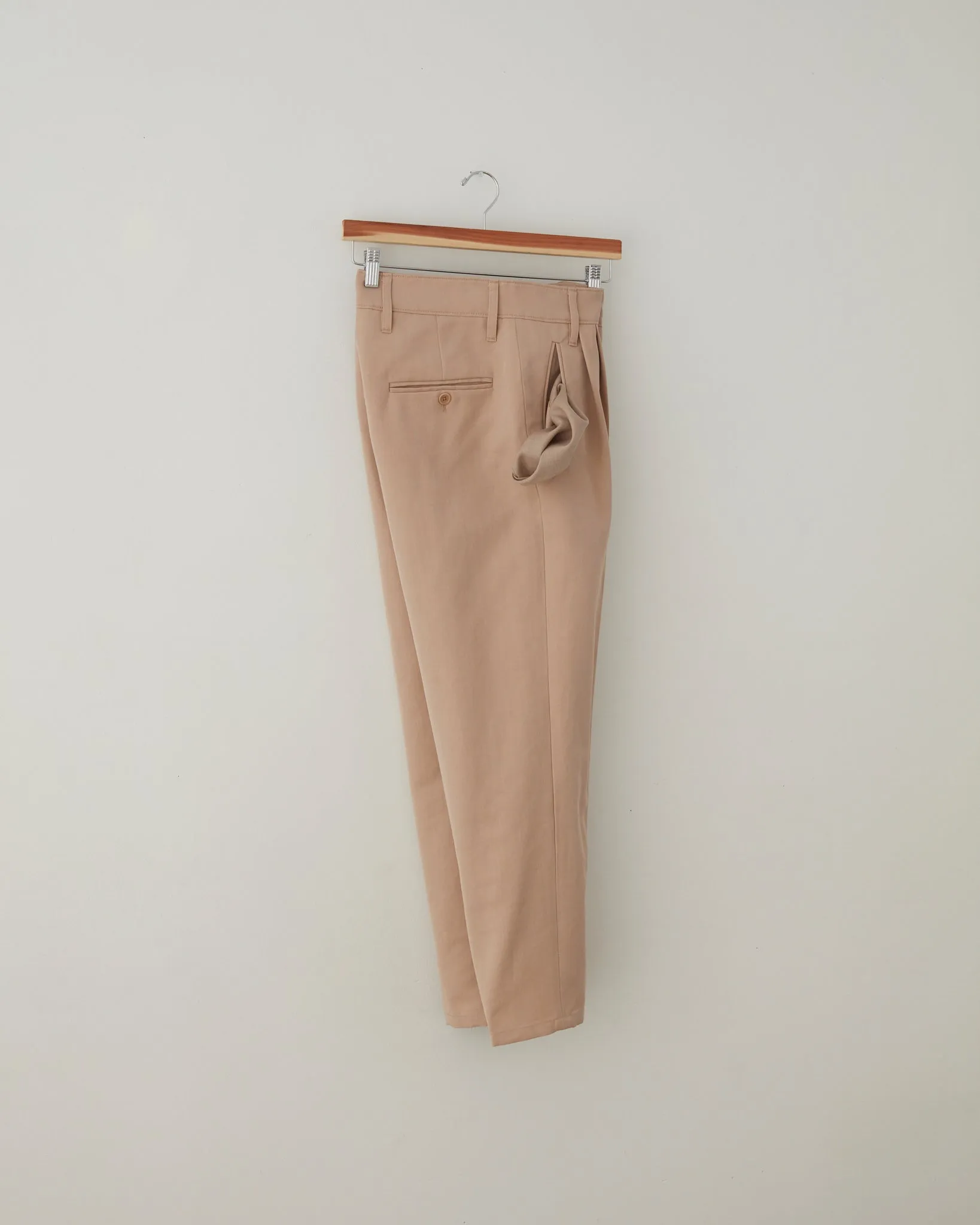 Cotton/Silk Pleat Pants