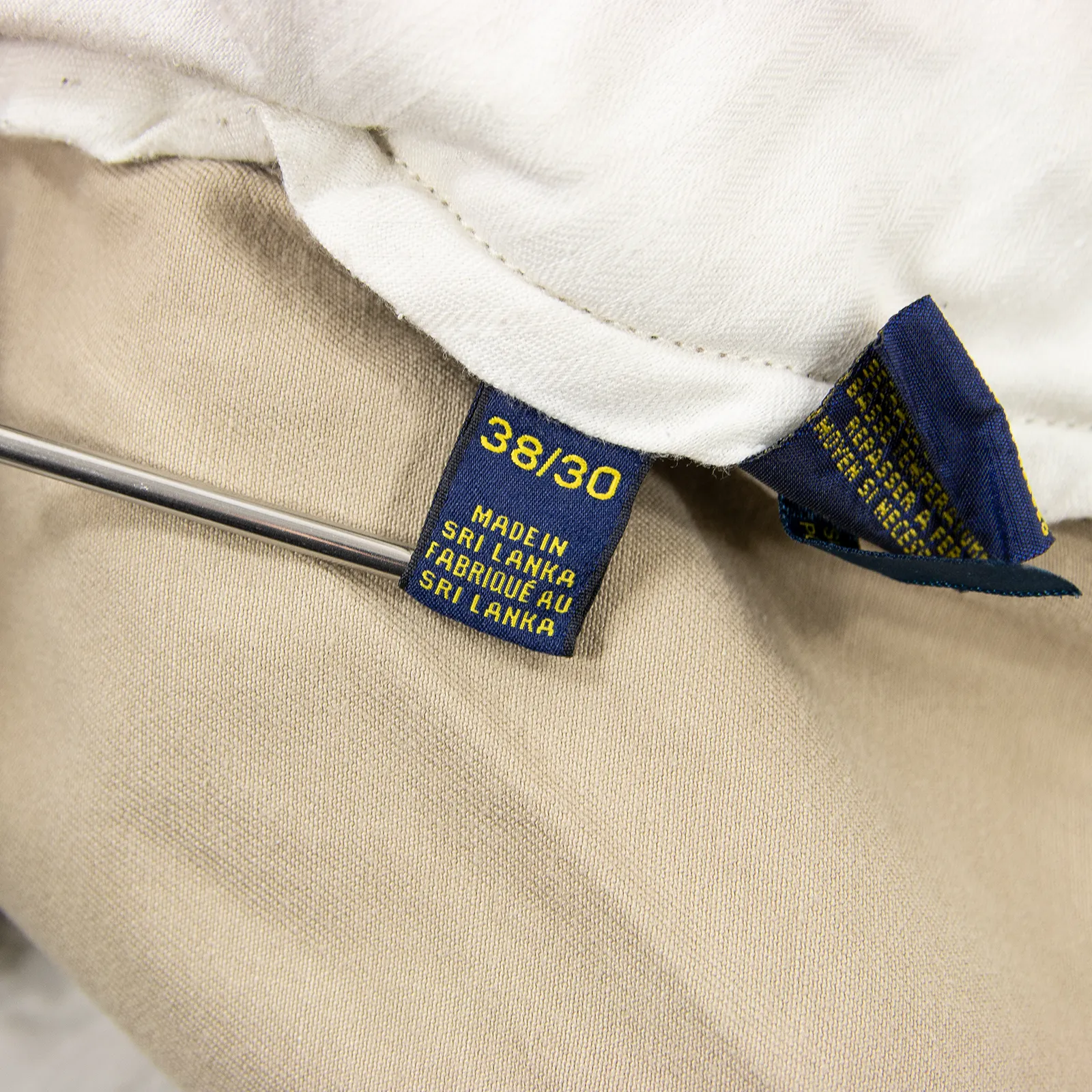 CURRENT Polo Ralph Lauren Tan Cotton Twill Unlined Classic Fit Pleated Pants 38W