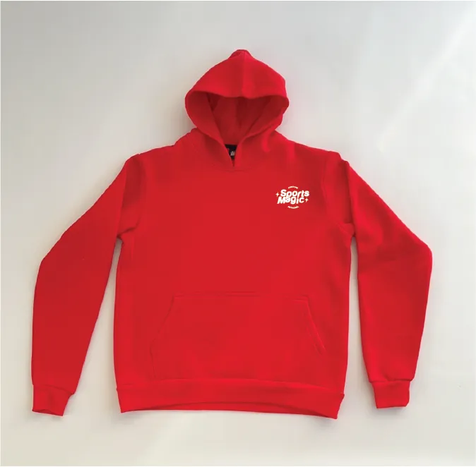 DO NOT DISTURB - Custom Red Puff Hoodie