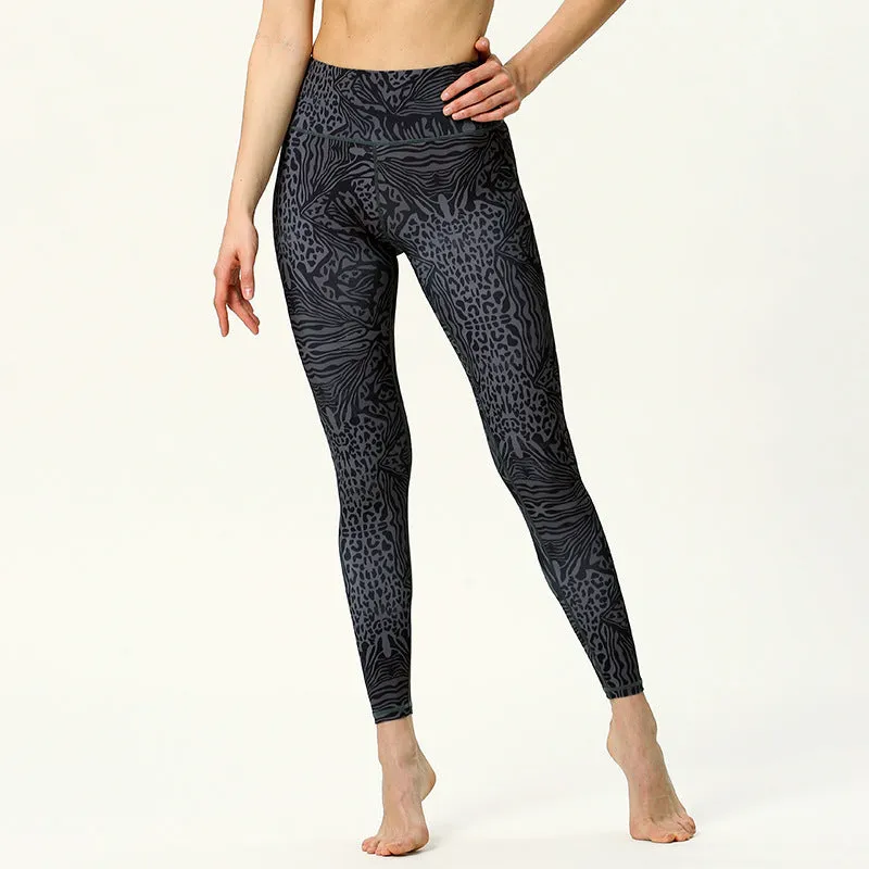 Eco Friendly  Sports Workout Yoga Black Leggings Pants For Fitness