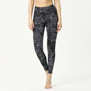 Eco Friendly  Sports Workout Yoga Black Leggings Pants For Fitness