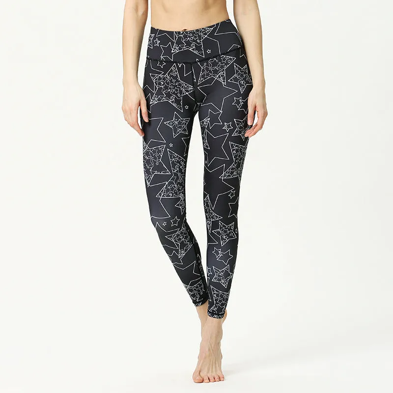 Eco Friendly  Sports Workout Yoga Black Leggings Pants For Fitness
