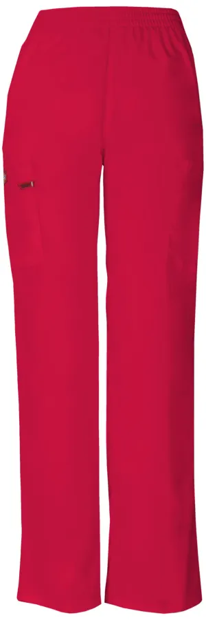 EDS Signature 86106 Natural Rise Tapered Leg Pull-On Pants Red