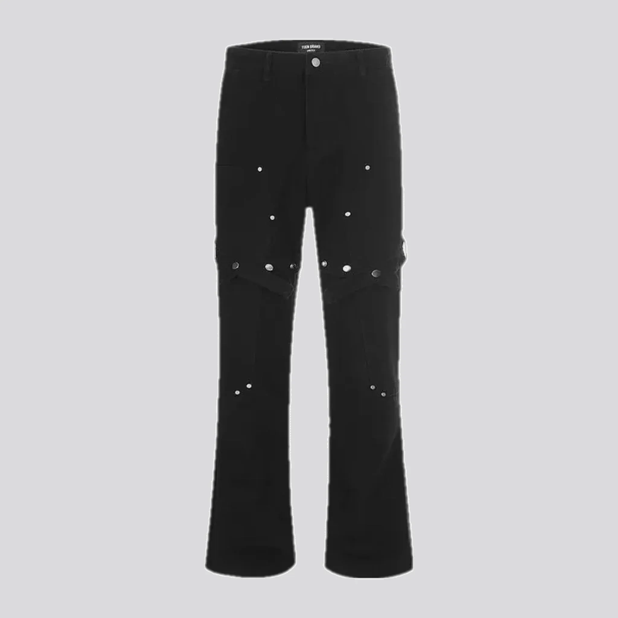 Embellished men's denim pants