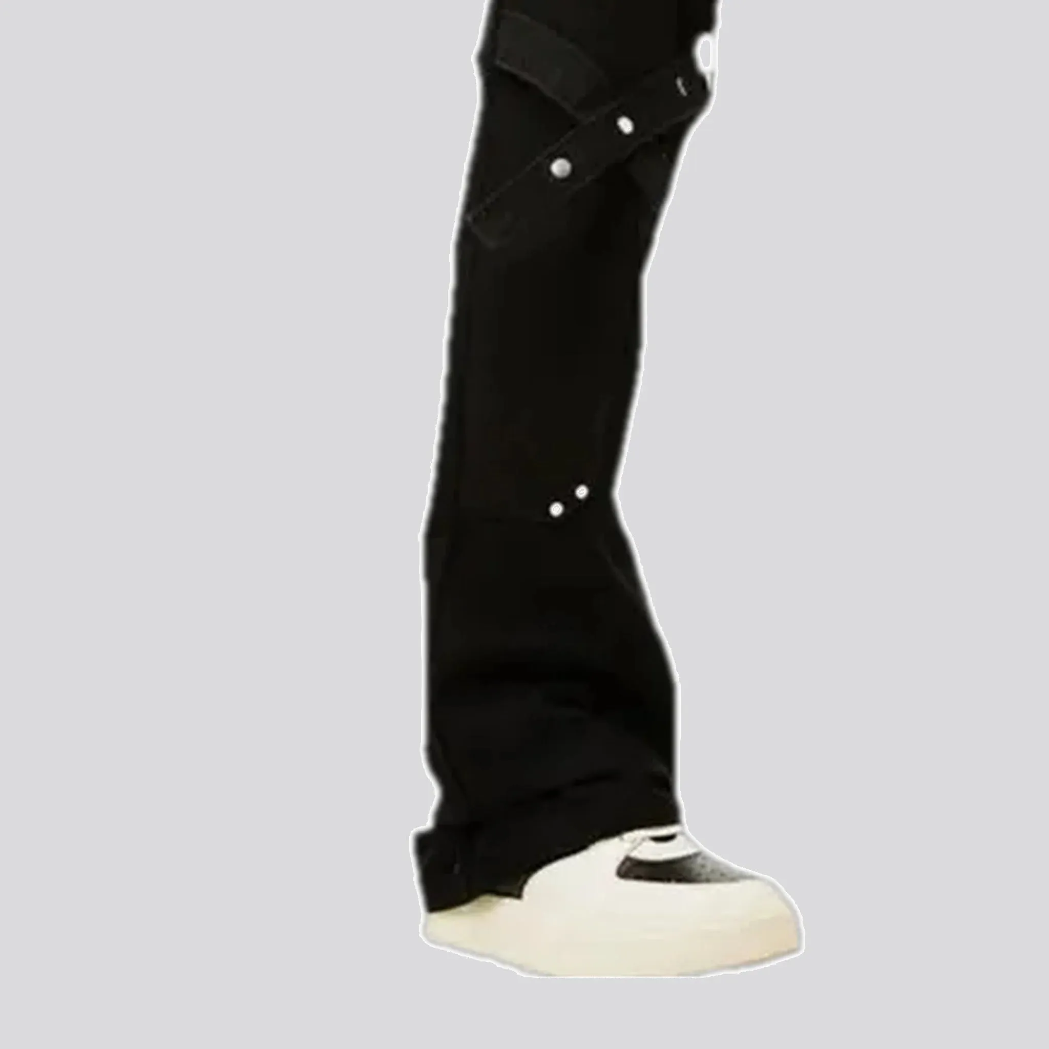 Embellished men's denim pants