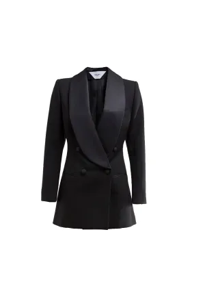 Everly Tuxedo Jacket - Black