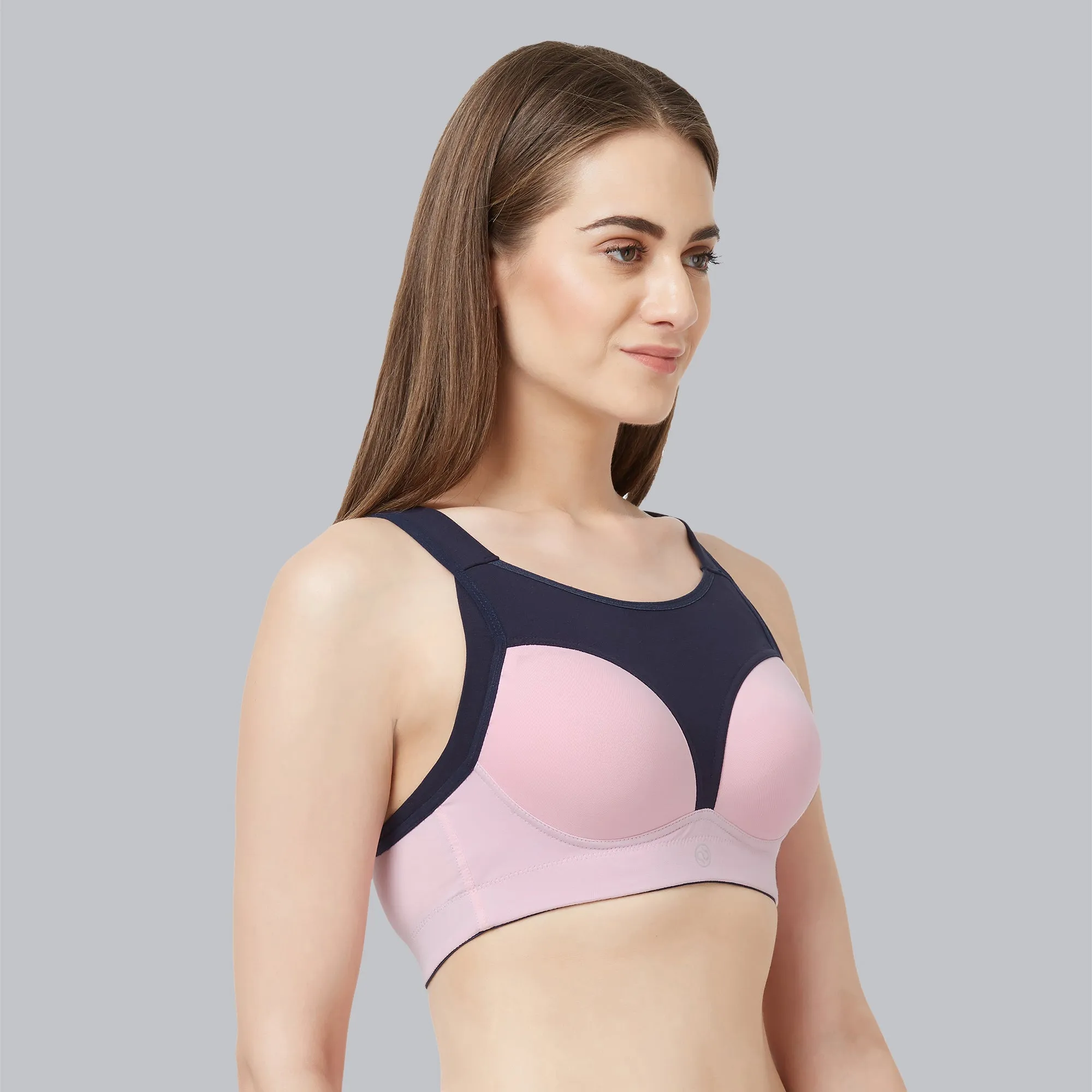 Extreme Coverage High Impact Lightly Padded Non Wired Sports Bra