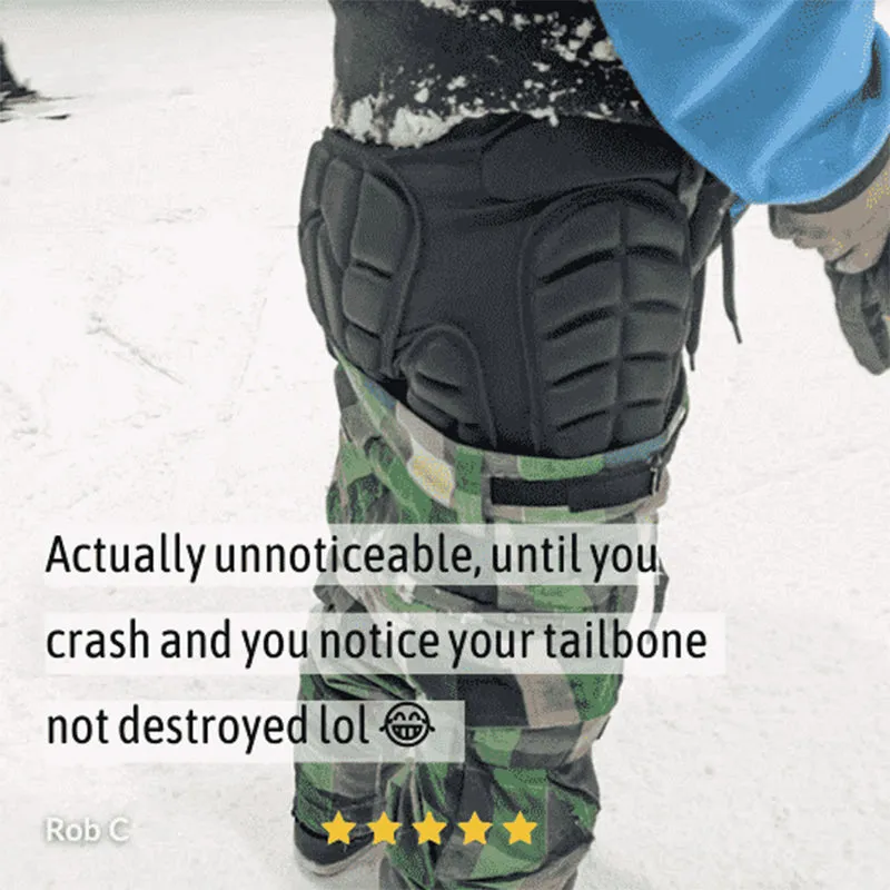 Hip Protective Padded Impact Shorts for Snowboarding and Skiing