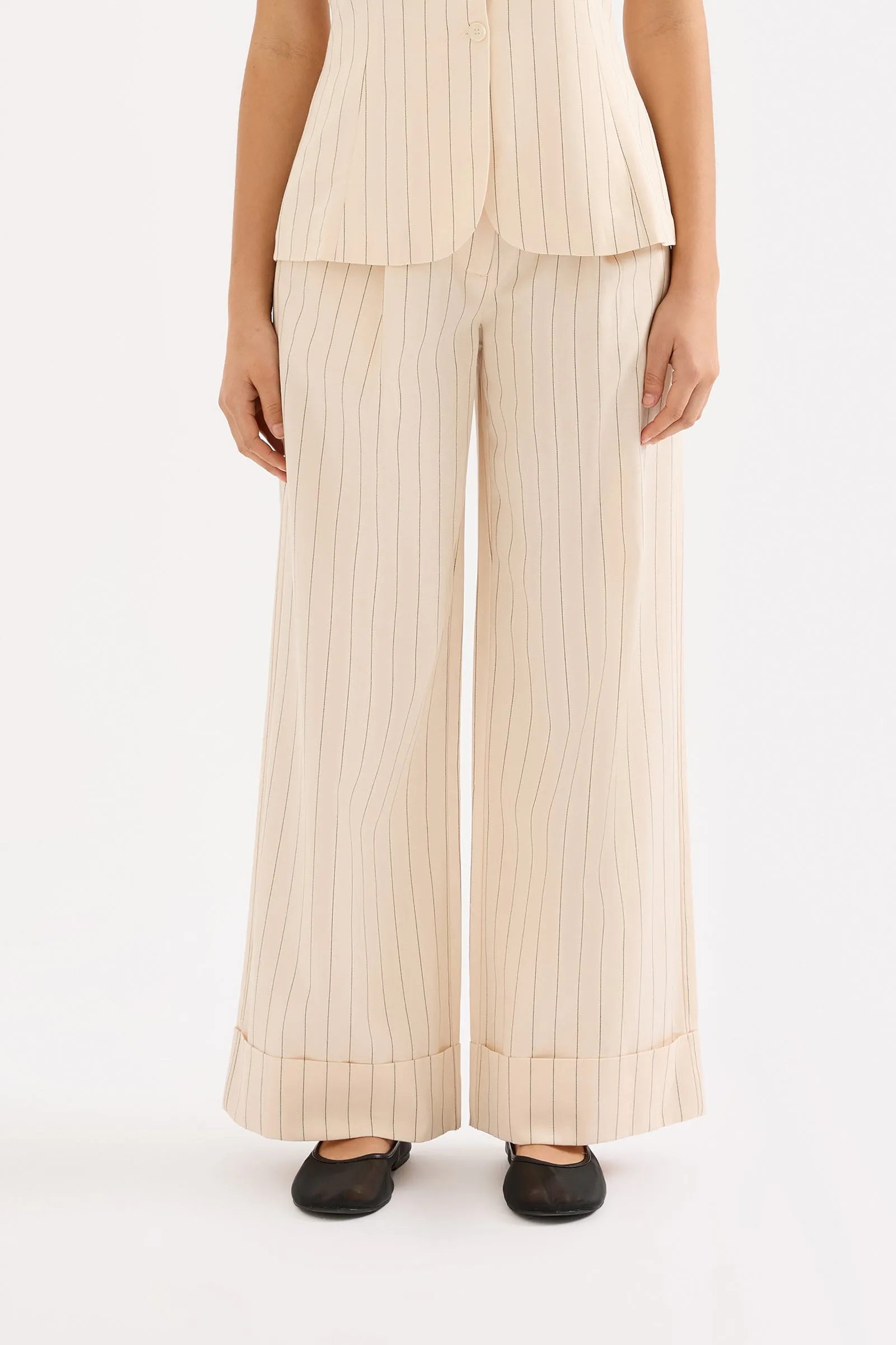 IRVING PINSTRIPE PANT