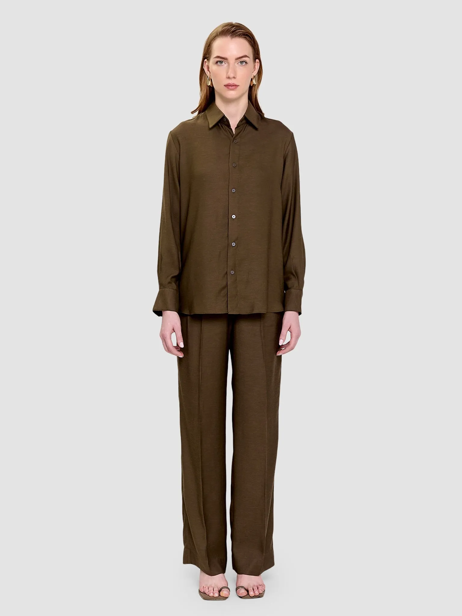 Jessica Shirt - Ash Brown
