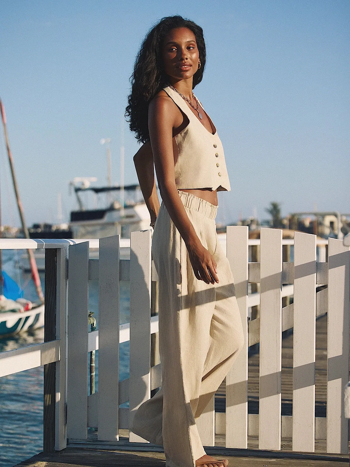Leo Linen Pant ::RET