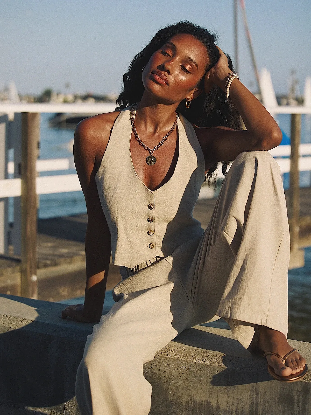 Leo Linen Pant ::RET
