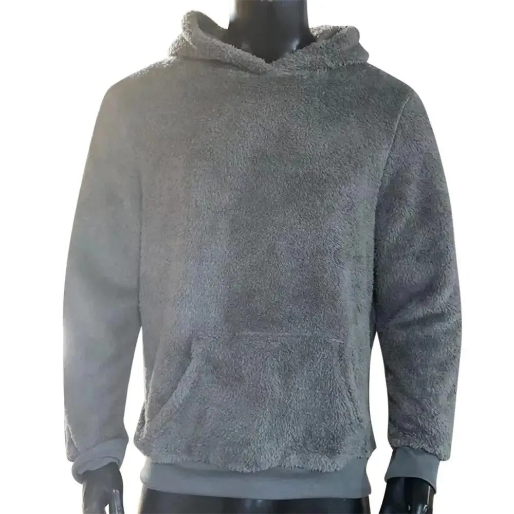 Liam - Cozy fleece hoodie with patch pocket