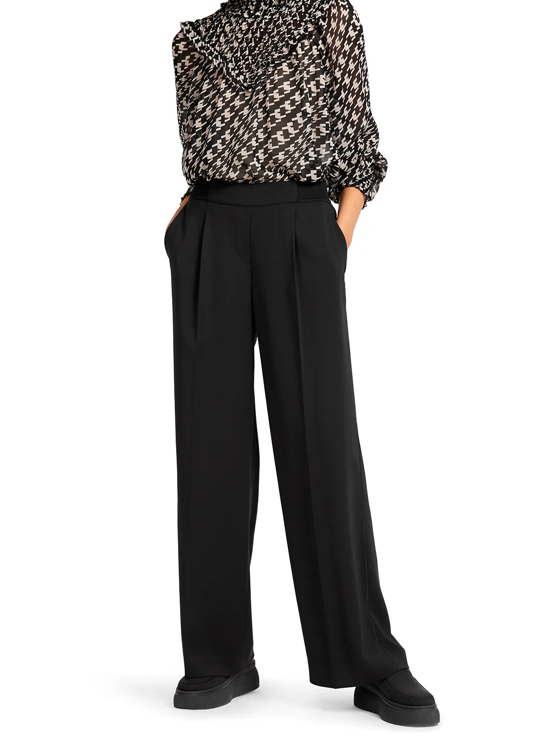 MarcCain Pants With Wide Leg UC8119W56