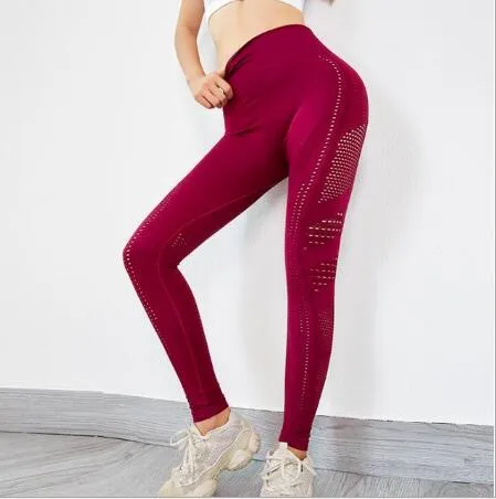 New Design Yoga Pants Set Leggings High Waisted Workout Gym Sports Tights