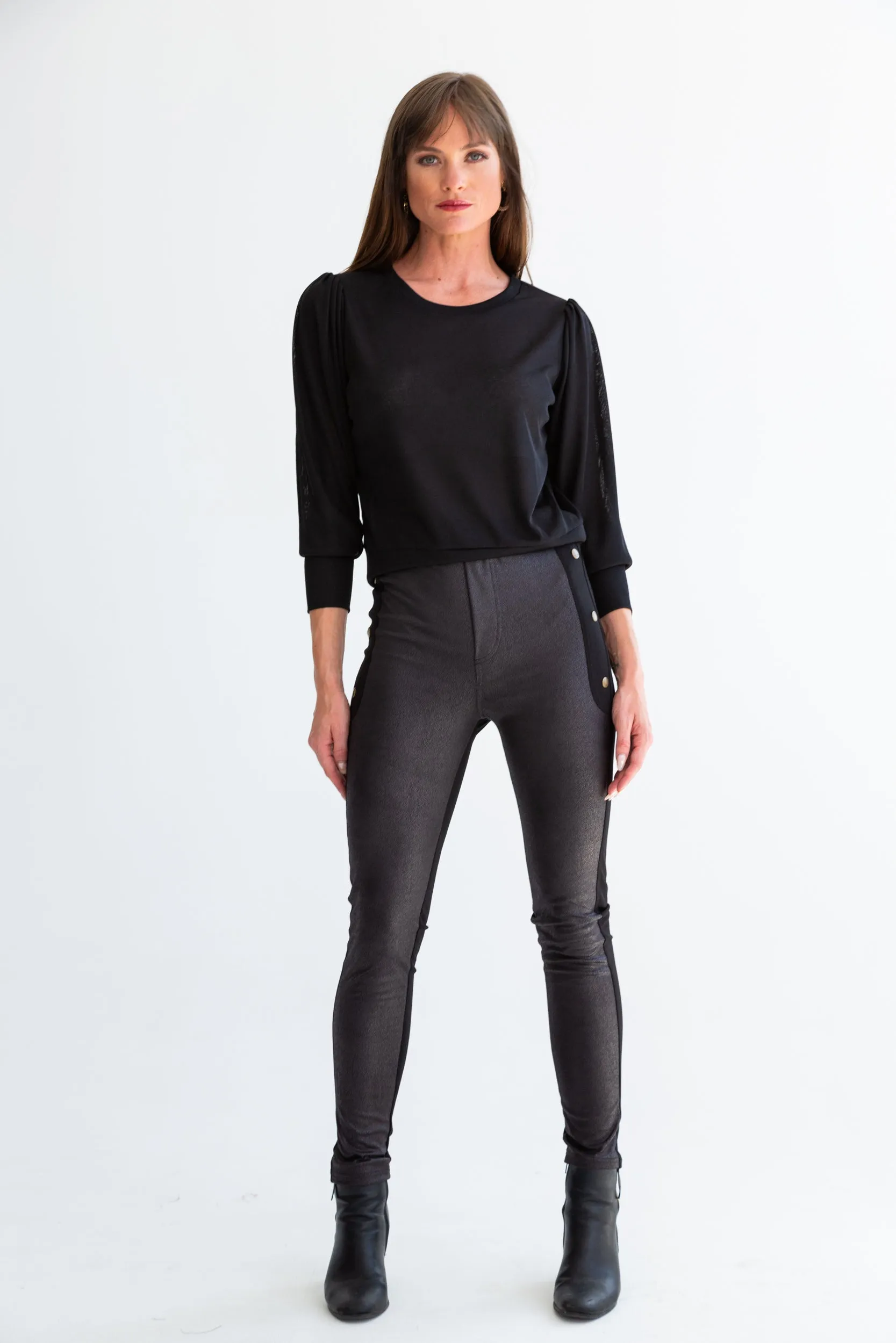 Paloma Pants Studded Black