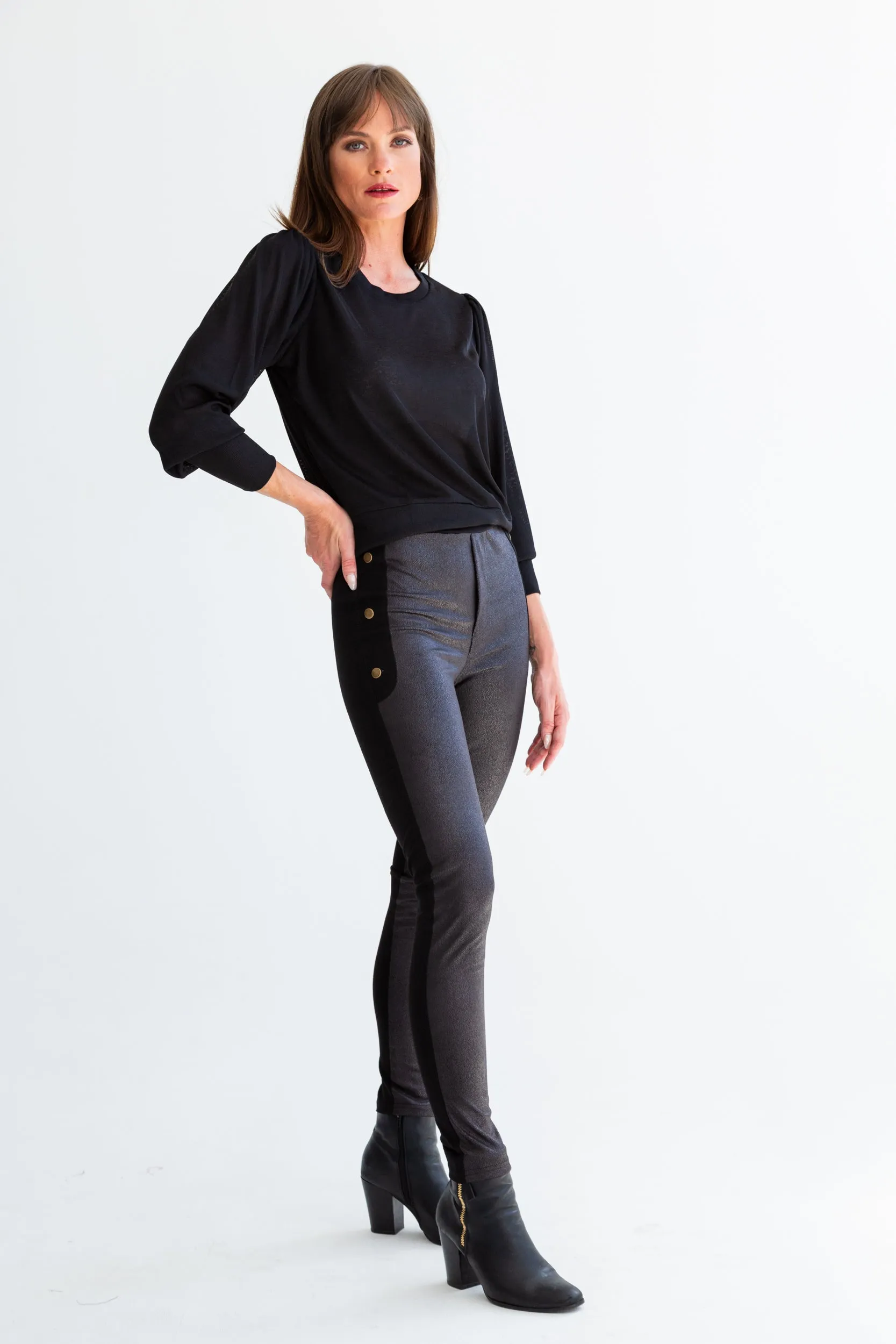 Paloma Pants Studded Black