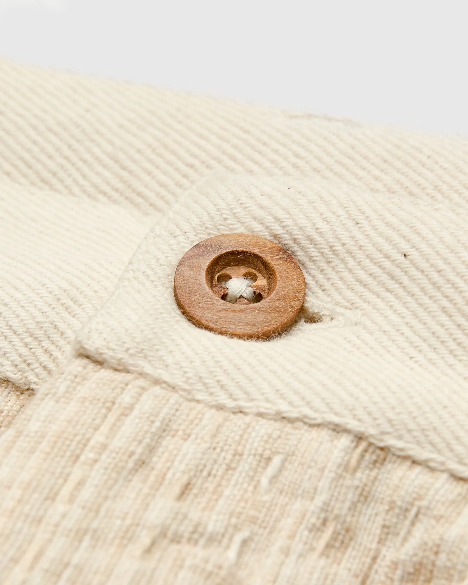Patchwork Stitch Isaac Pants in Natural Oat Spacedye