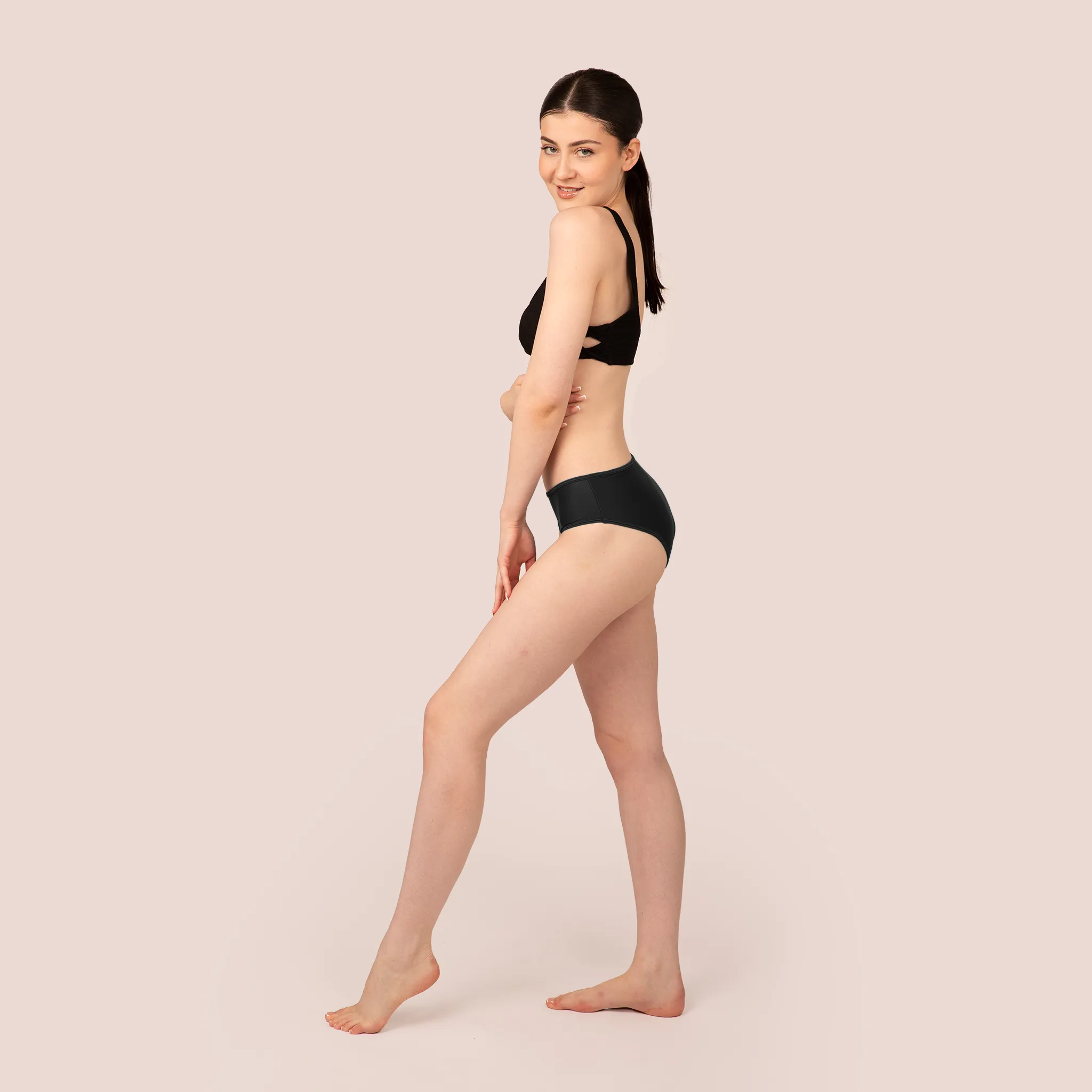 Period Swimwear Mid Waisted Bottoms