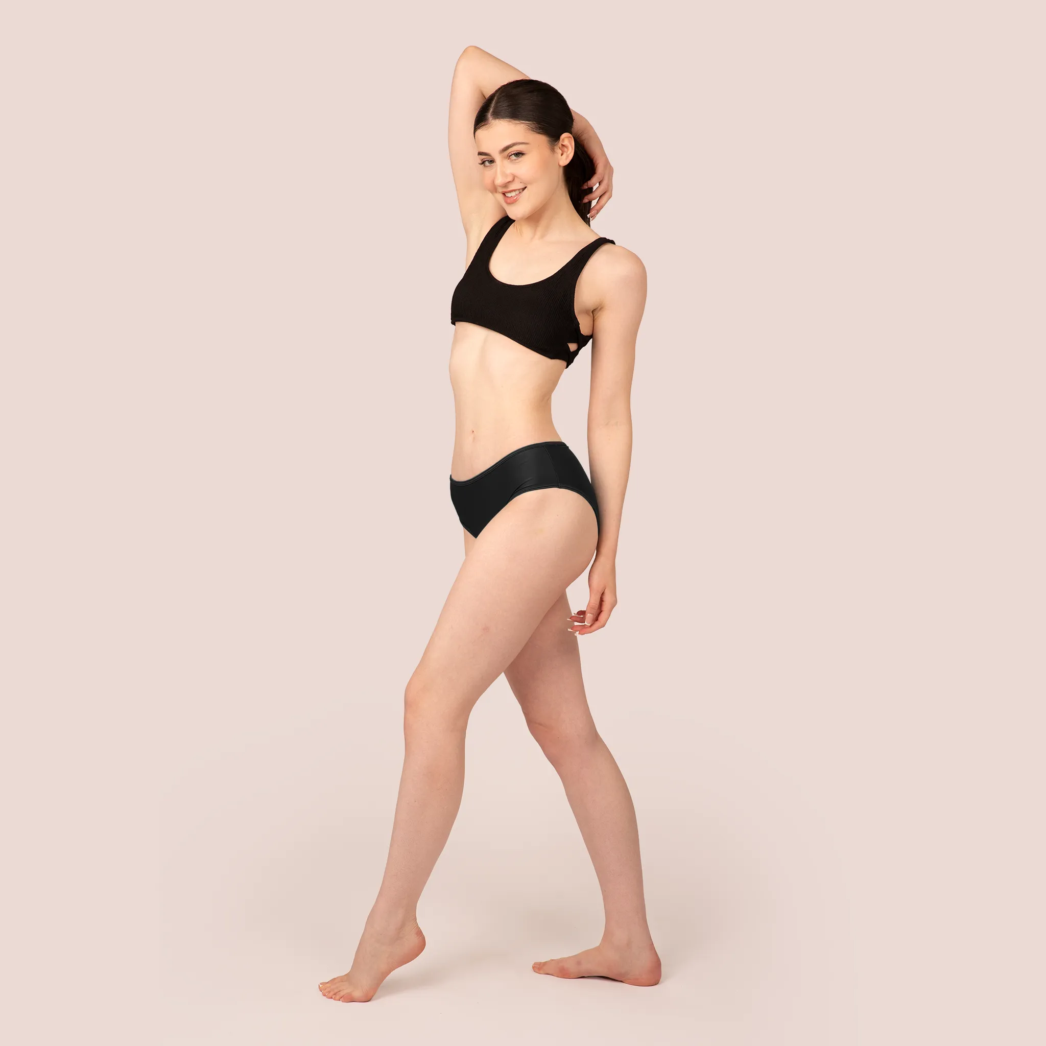 Period Swimwear Mid Waisted Bottoms