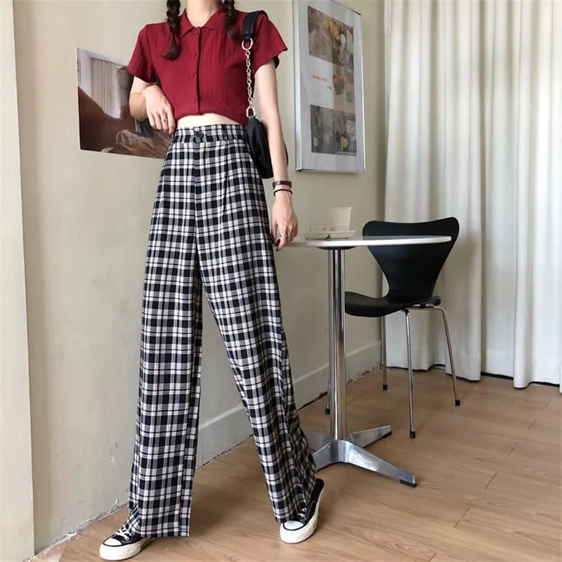 "SIX COLOR PLAID CASUAL" PANTS N110509