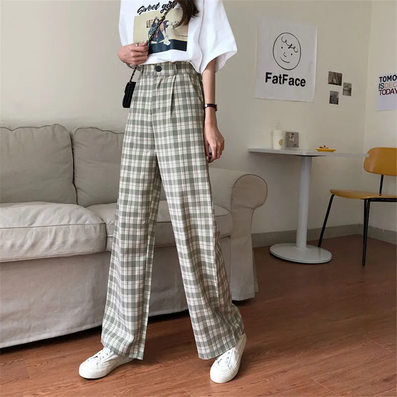 "SIX COLOR PLAID CASUAL" PANTS N110509