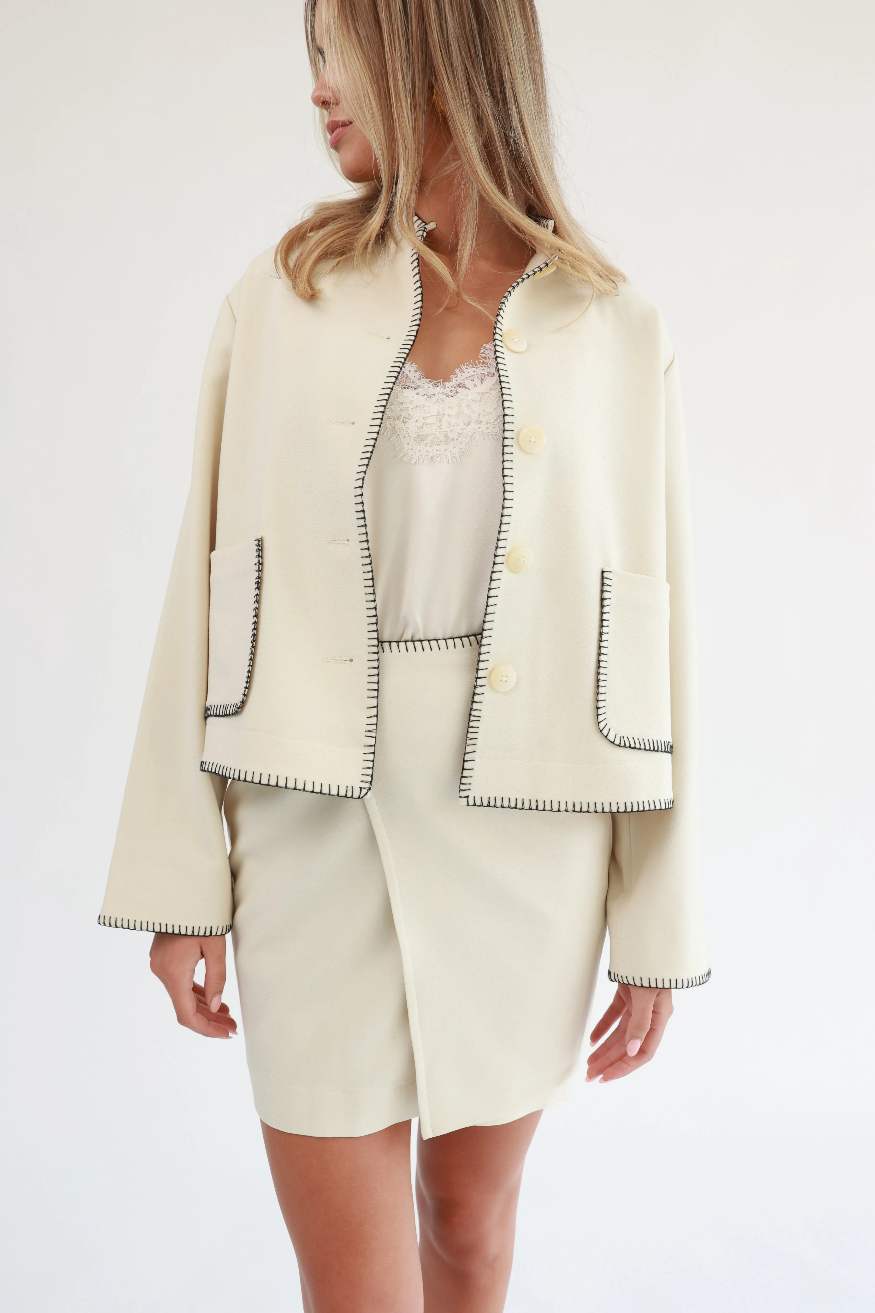 "The Aggie" - Skirt (Cream)