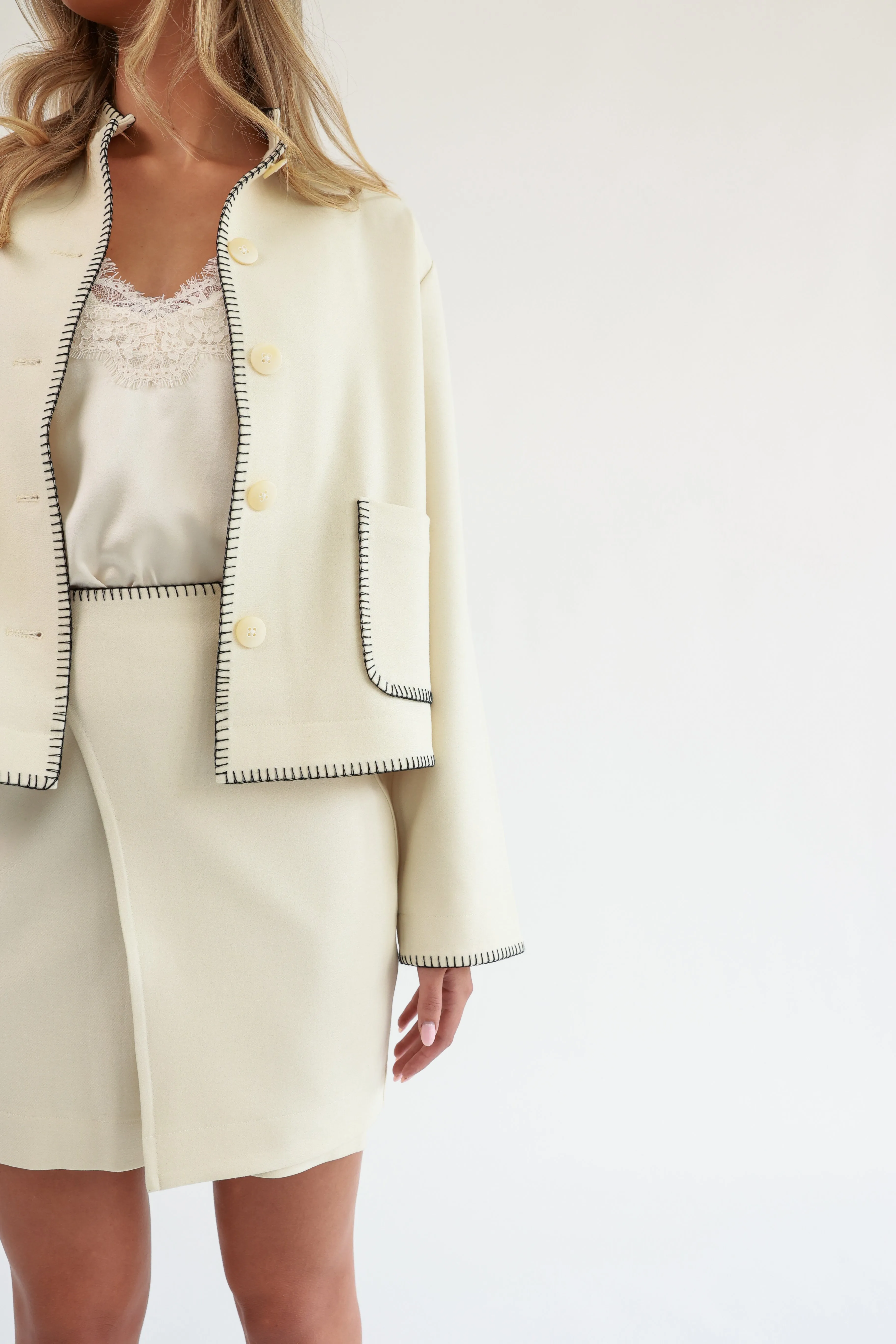 "The Aggie" - Skirt (Cream)