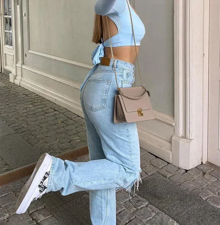 Raelyn - womens fashion ripped jeans