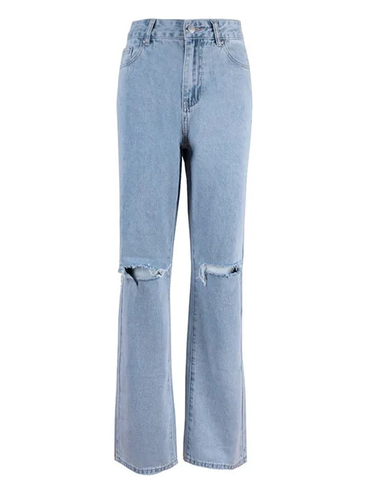 Raelyn - womens fashion ripped jeans