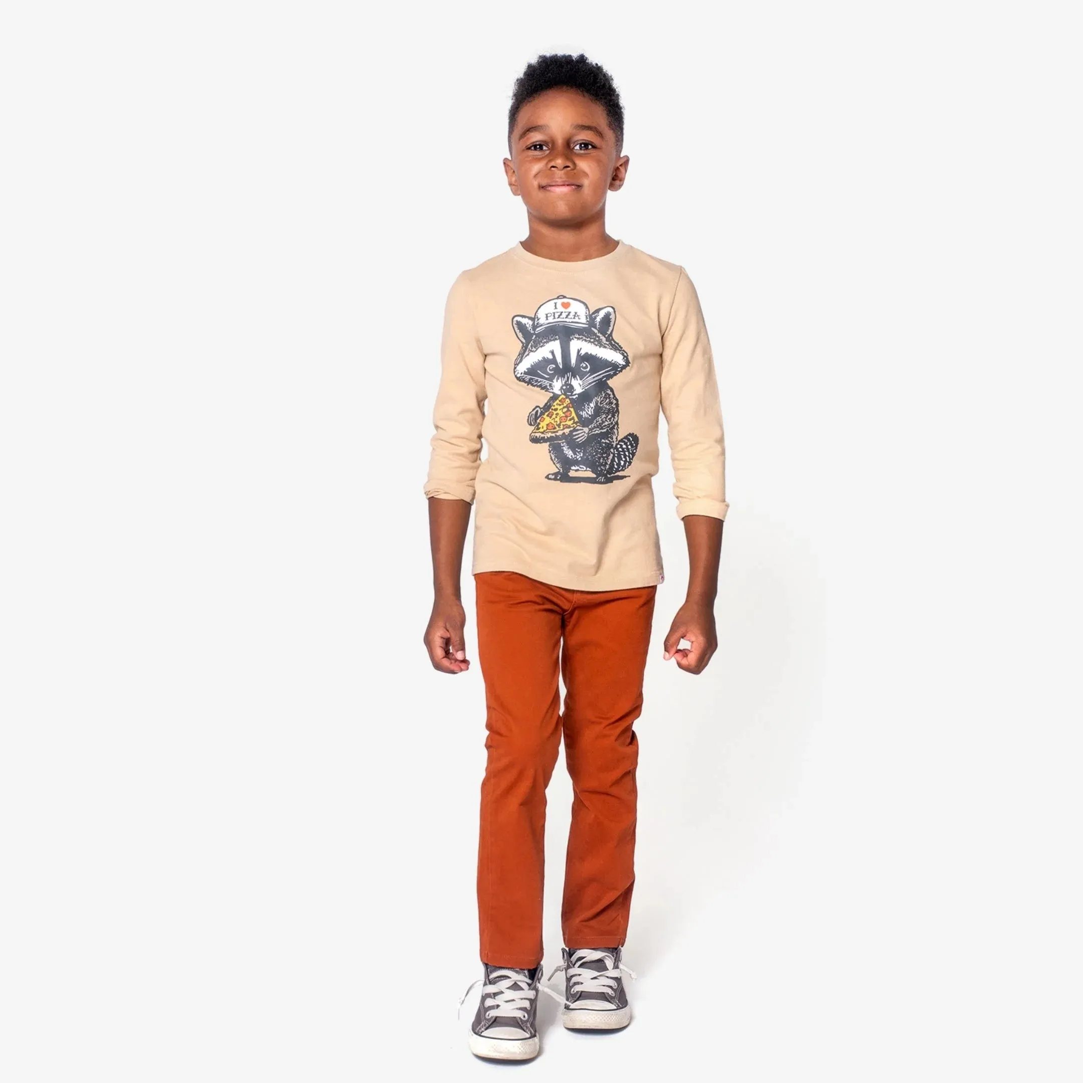 Terracotta Skinny Twill Pant