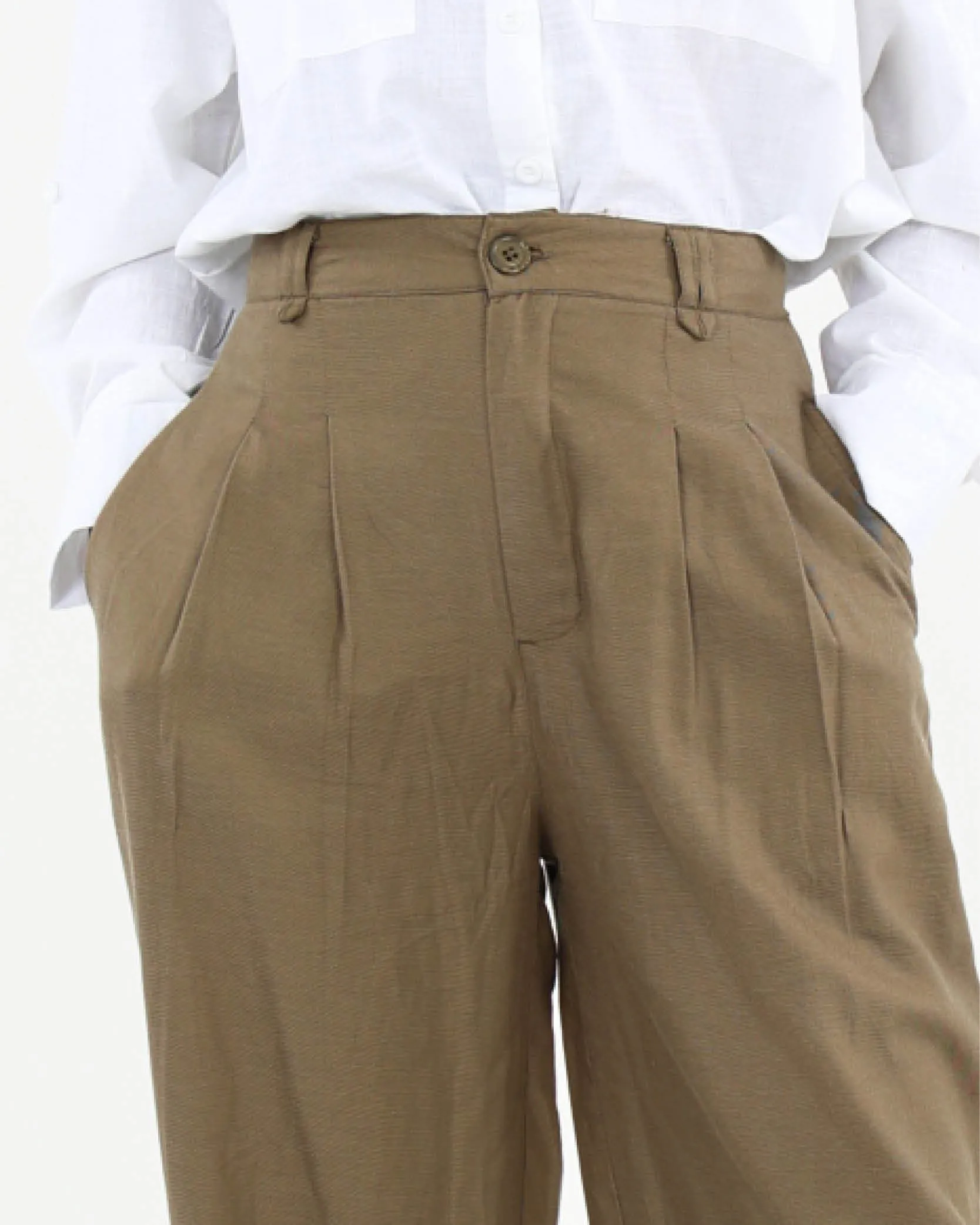 Twill Flared Pants