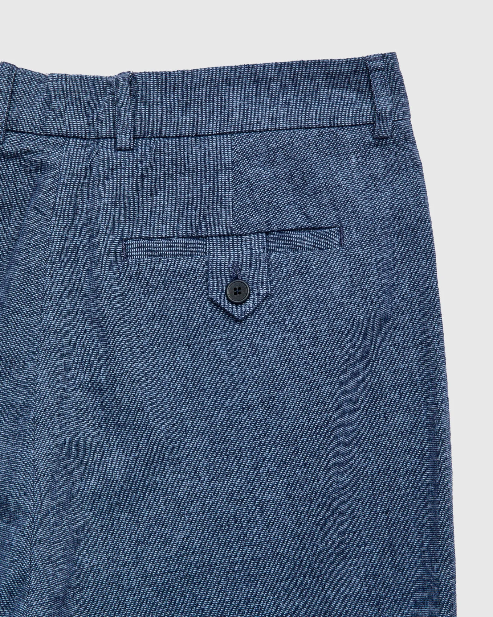 Wick Trouser in Indigo Linen Marl