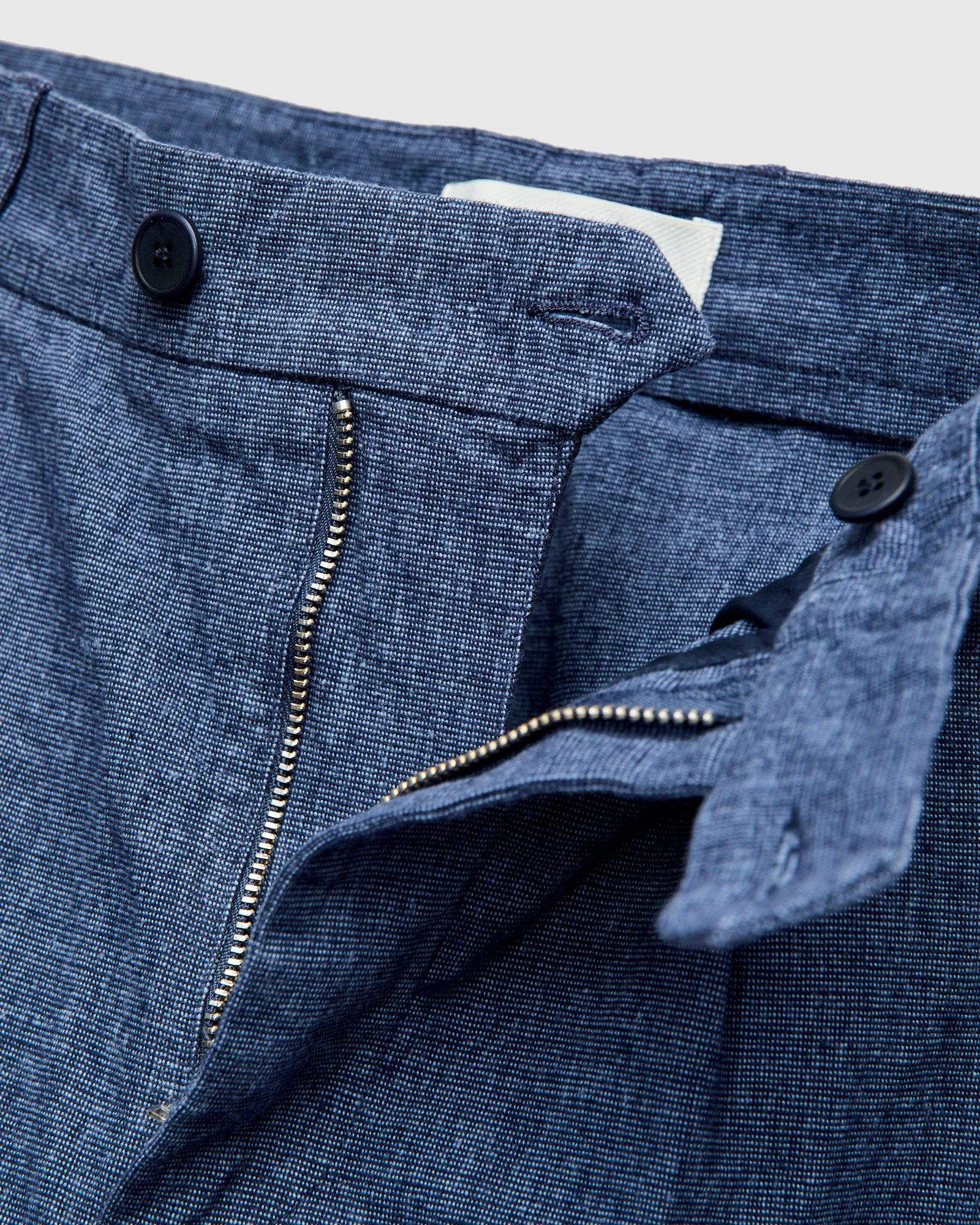 Wick Trouser in Indigo Linen Marl
